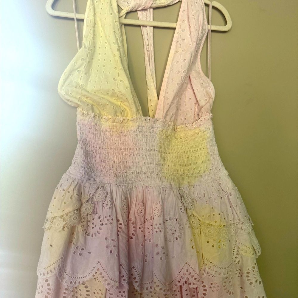 Loveshackfancy halter dress size L